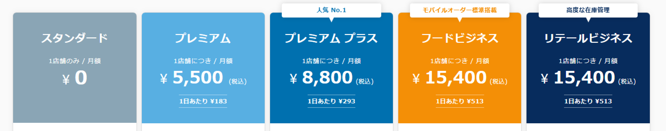 スマレジのプランと料金